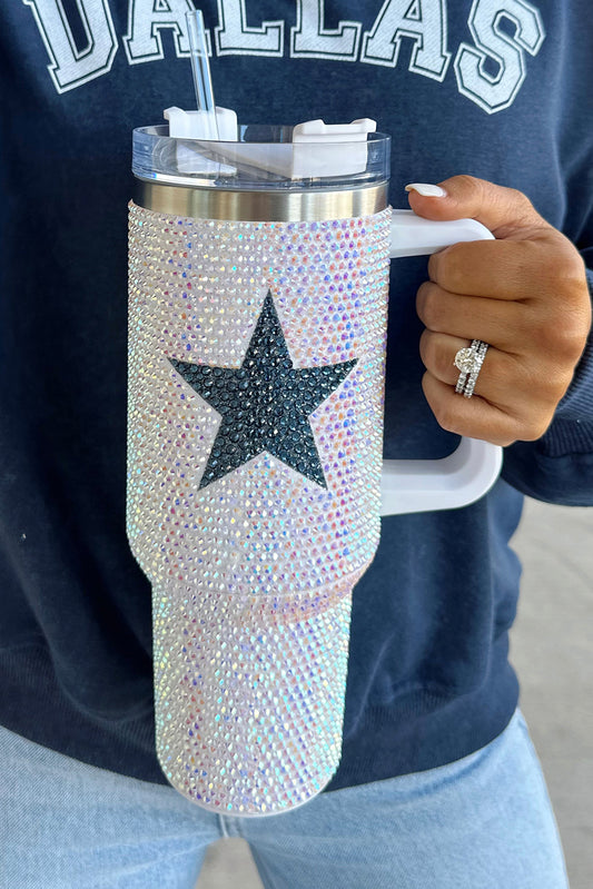 40oz Full Jeweled Rhinestone Stainless Cup