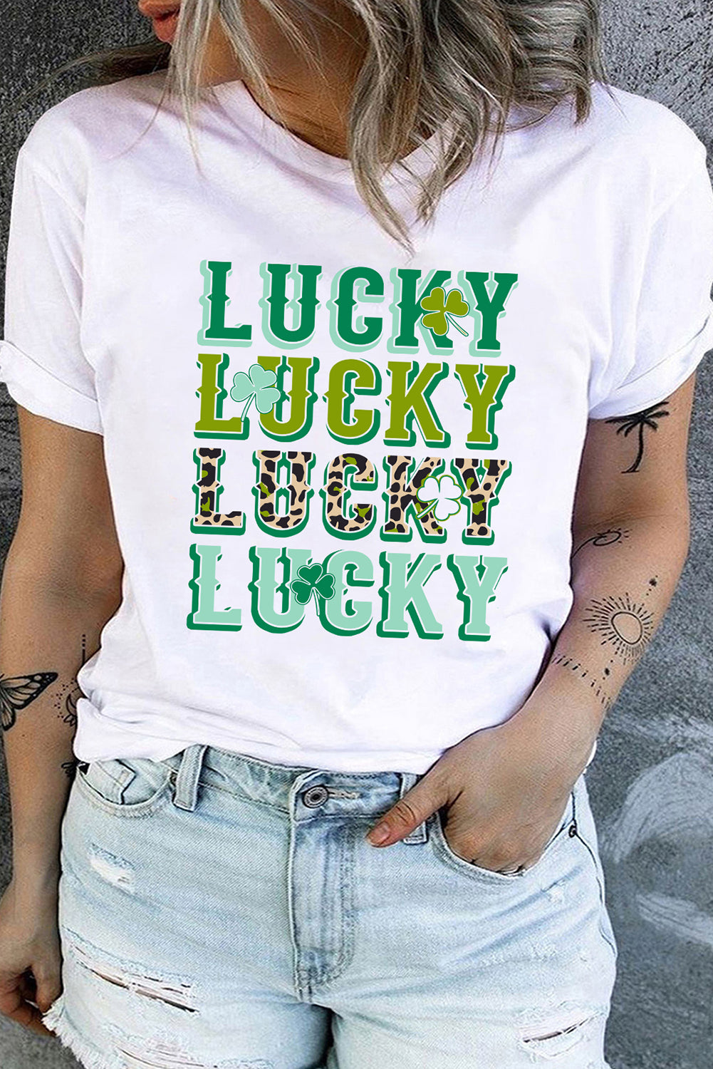 LUCKY Graphic Tee (1X-3X)