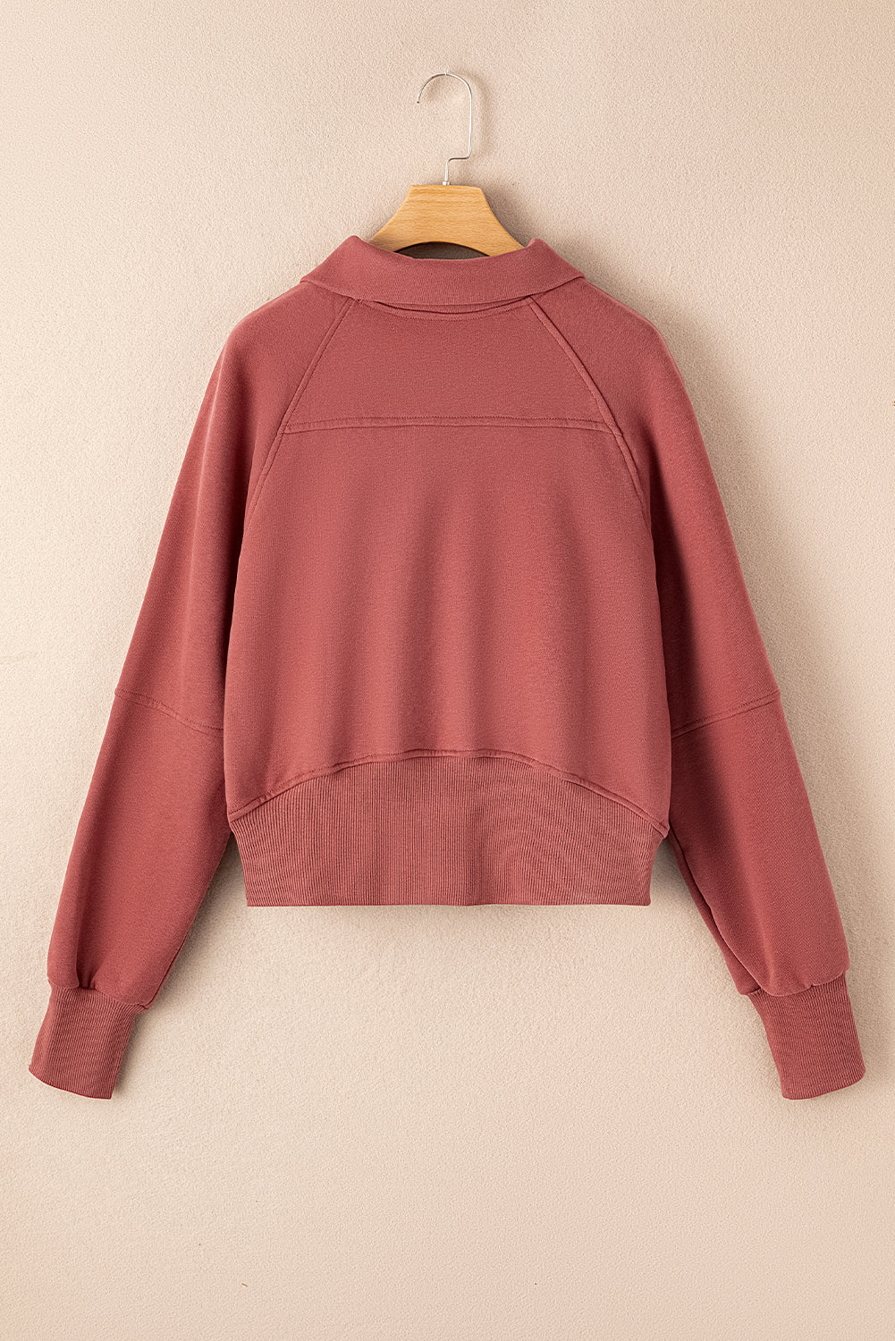 Flamingo Stand Collar Sweatshirt