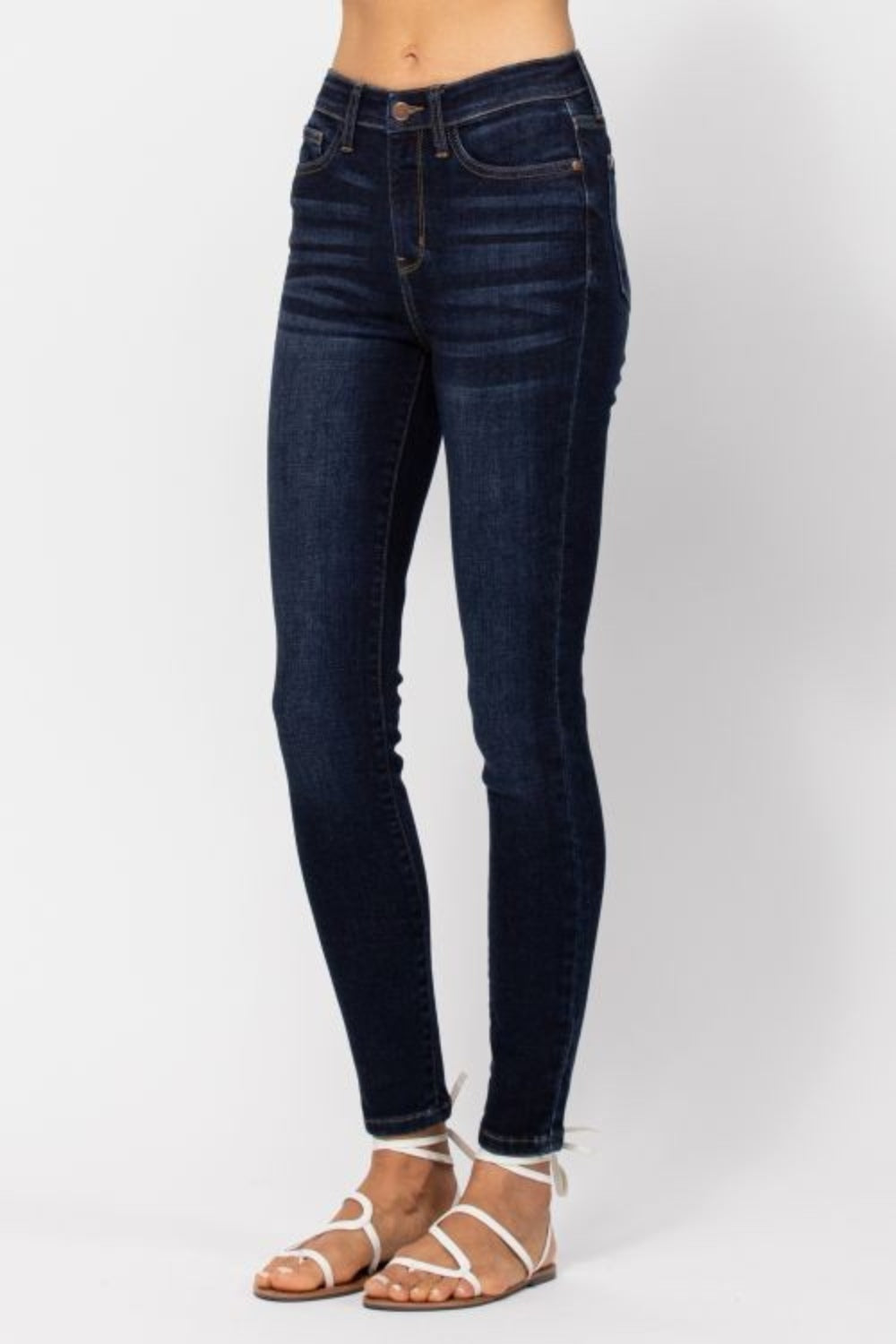 Judy Blue High Waist Handsand Skinny Jeans (0-24W)