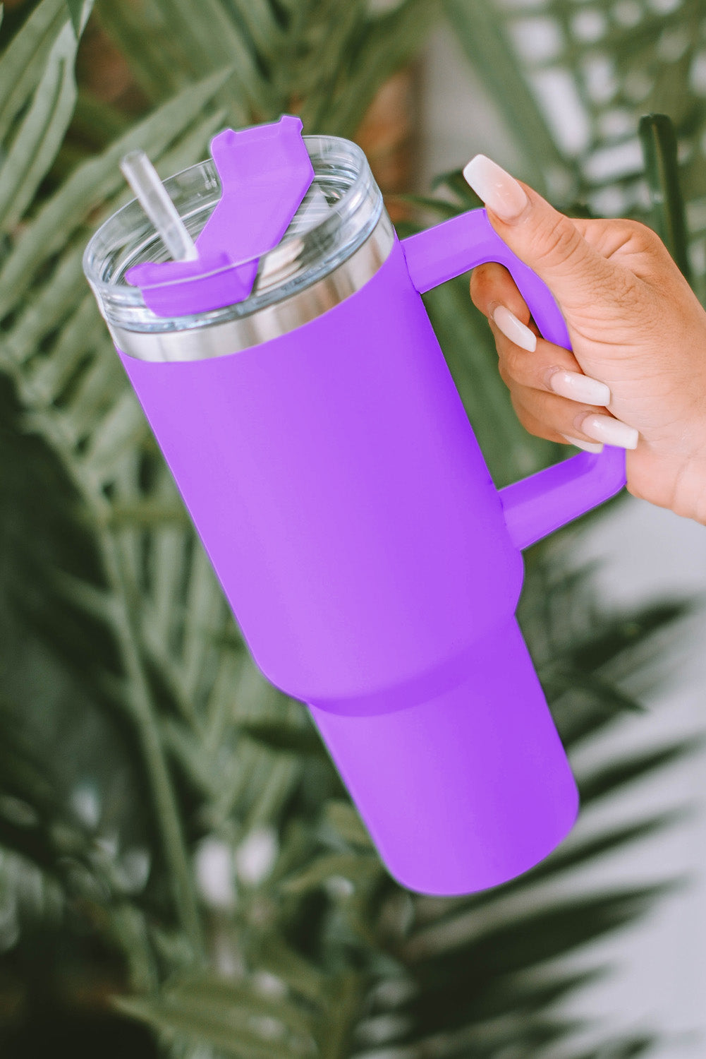 Stainless Steel Insulated Tumbler Mug w/ Straw (9 colors)