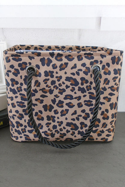 Leopard Waterproof Canvas Toiletry Bag (2 Colors)