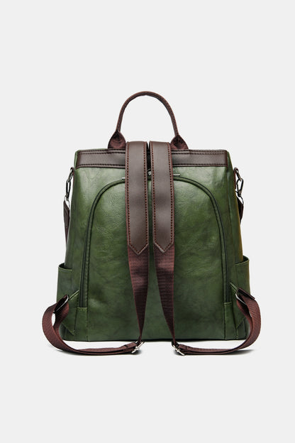 Smooth Multi-Leather Backpack Bag (3 Colors)