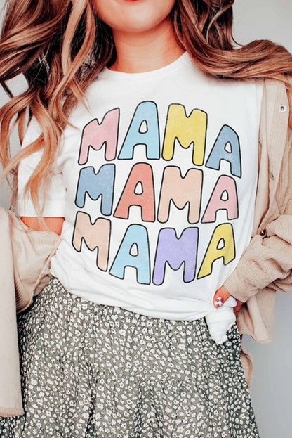 'MAMA' Pastel Tee (S-2XL)