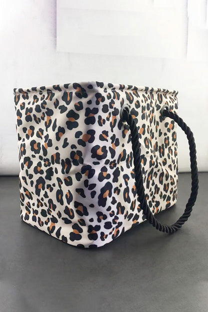 Leopard Waterproof Canvas Toiletry Bag (2 Colors)