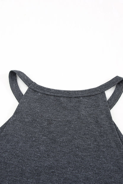 Blank Solid/Heather Crew Neck Tank Top (S-2XL - 4 colors)