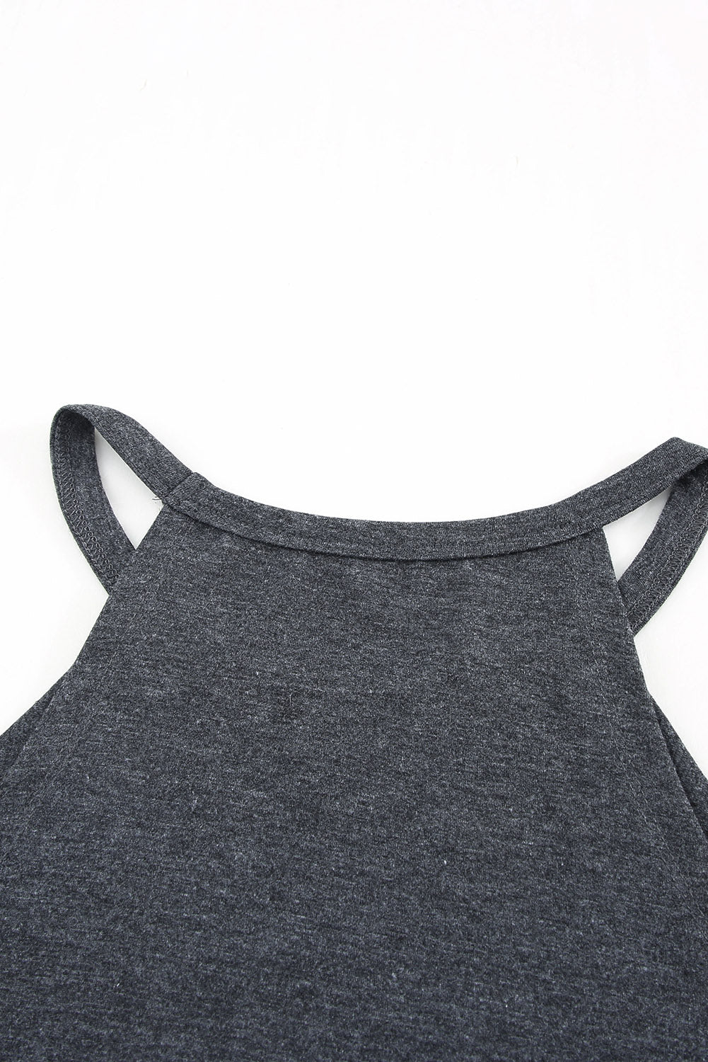 Blank Solid/Heather Color Crew Neck Tank Top (3 colors)