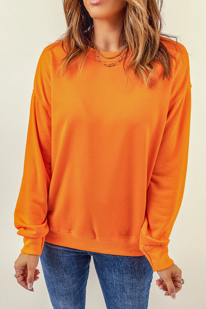 Blank Solid Knit Crew Neck Long Sleeve (S-2XL - 2 colors)