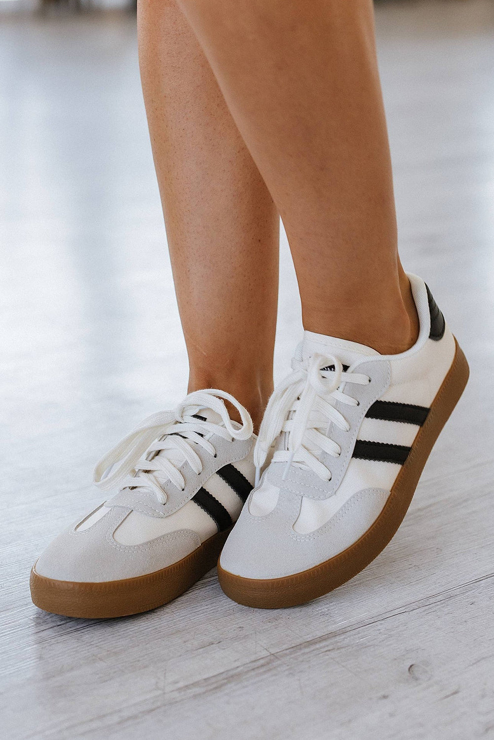 Naut Striped Flat Sneakers