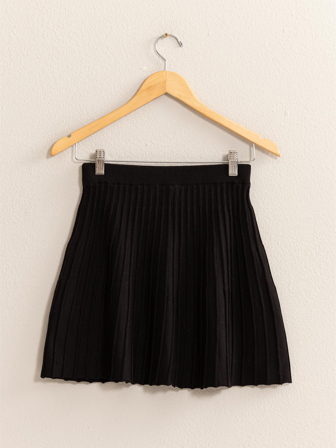 HYFVE High Waist Pleated Flare Mini Skirt (S-L)