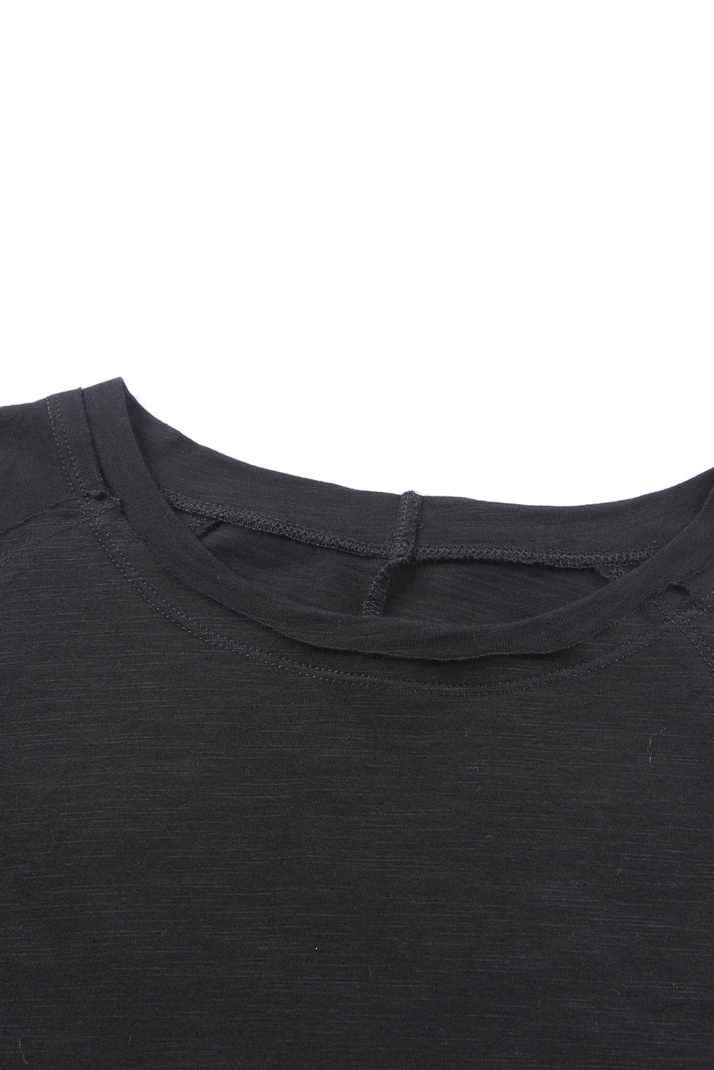 Blank Black Thumbhole Long Sleeve Top