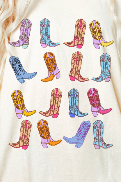 Boots Oversize Graphic Tee (S-XL)