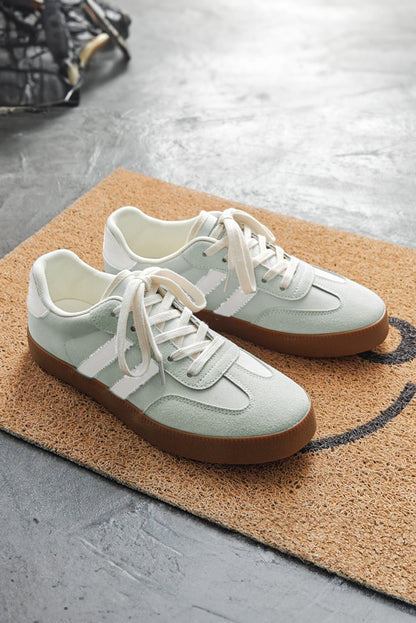 Naut Striped Flat Sneakers