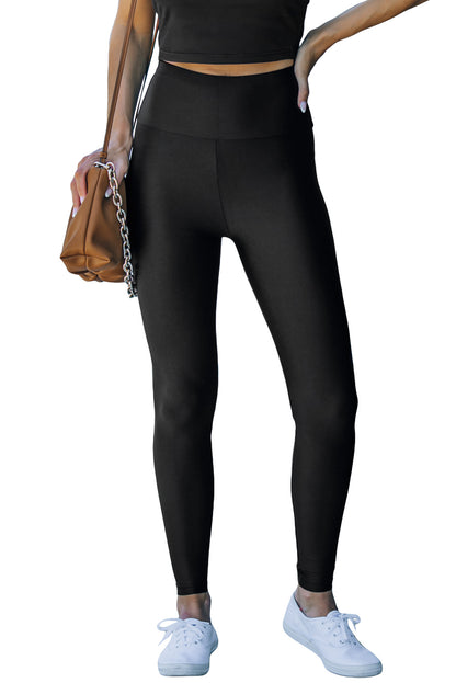 Black Waist Cincher Leggings (S-3XL)