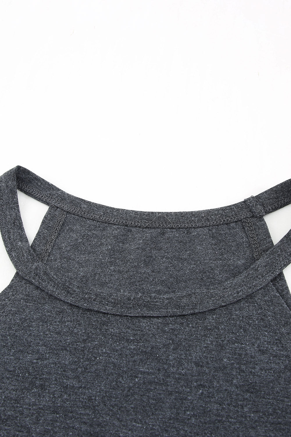 Blank Solid/Heather Crew Neck Tank Top (S-2XL - 4 colors)