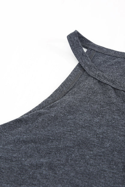 Blank Solid/Heather Crew Neck Tank Top (S-2XL - 4 colors)