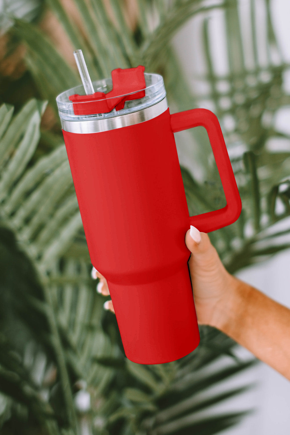 Stainless Steel Insulated Tumbler Mug w/ Straw (9 colors)