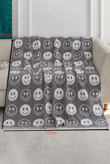 Smile Flannel Cuddle Blanket