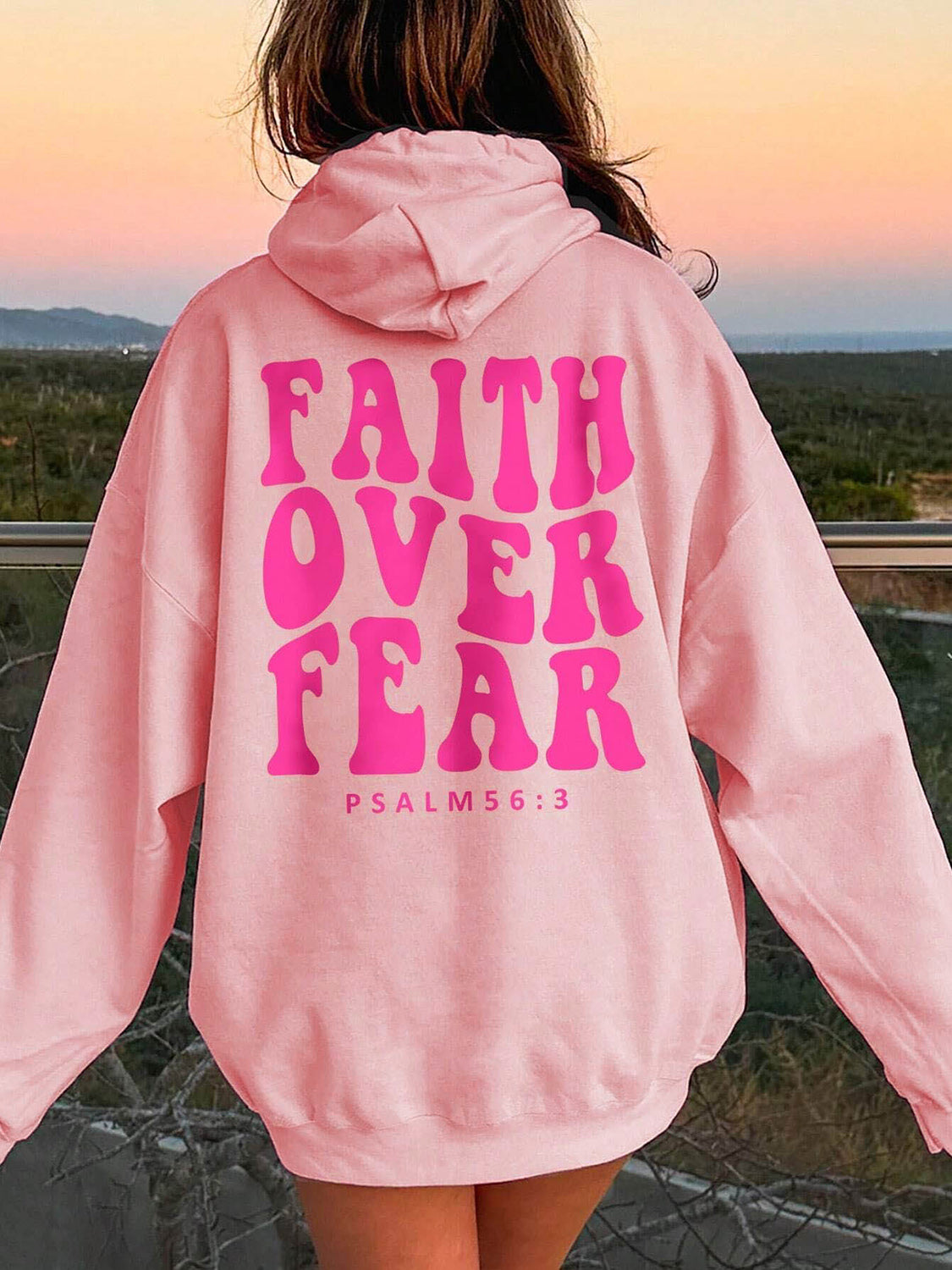 'Faith Over Fear' Dropped Shoulder Hoodie (S-2XL - 3 Colors)