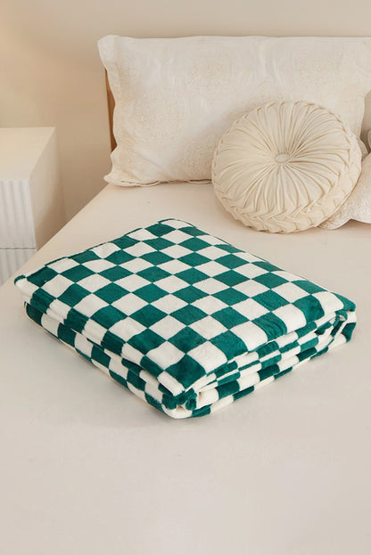 Checkerboard Printed Soft Throw