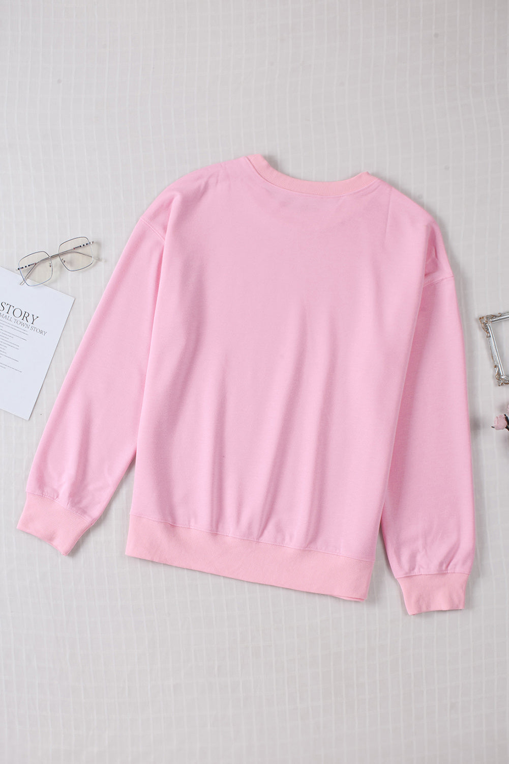 Blank Solid Comfy Knit Pullover Crew Neck (2 colors)