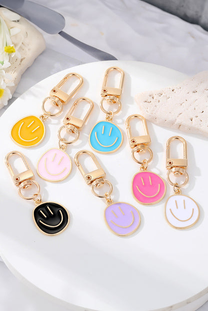 Smiley Face Pendant Keychain