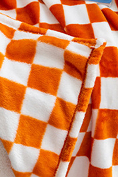 Checkerboard Printed Soft Throw