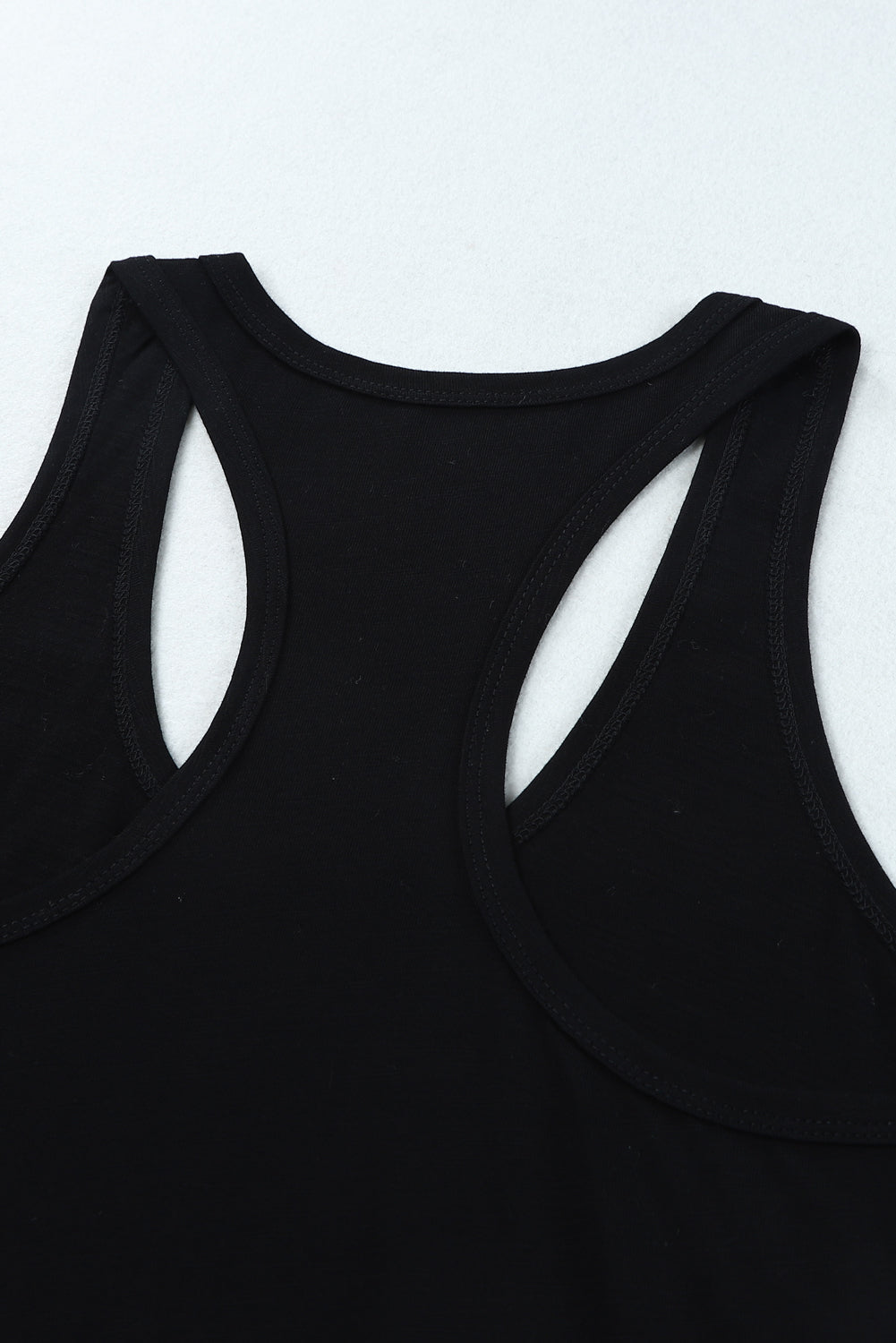 Blank Plain Sleeveless U Neck Racerback Tank