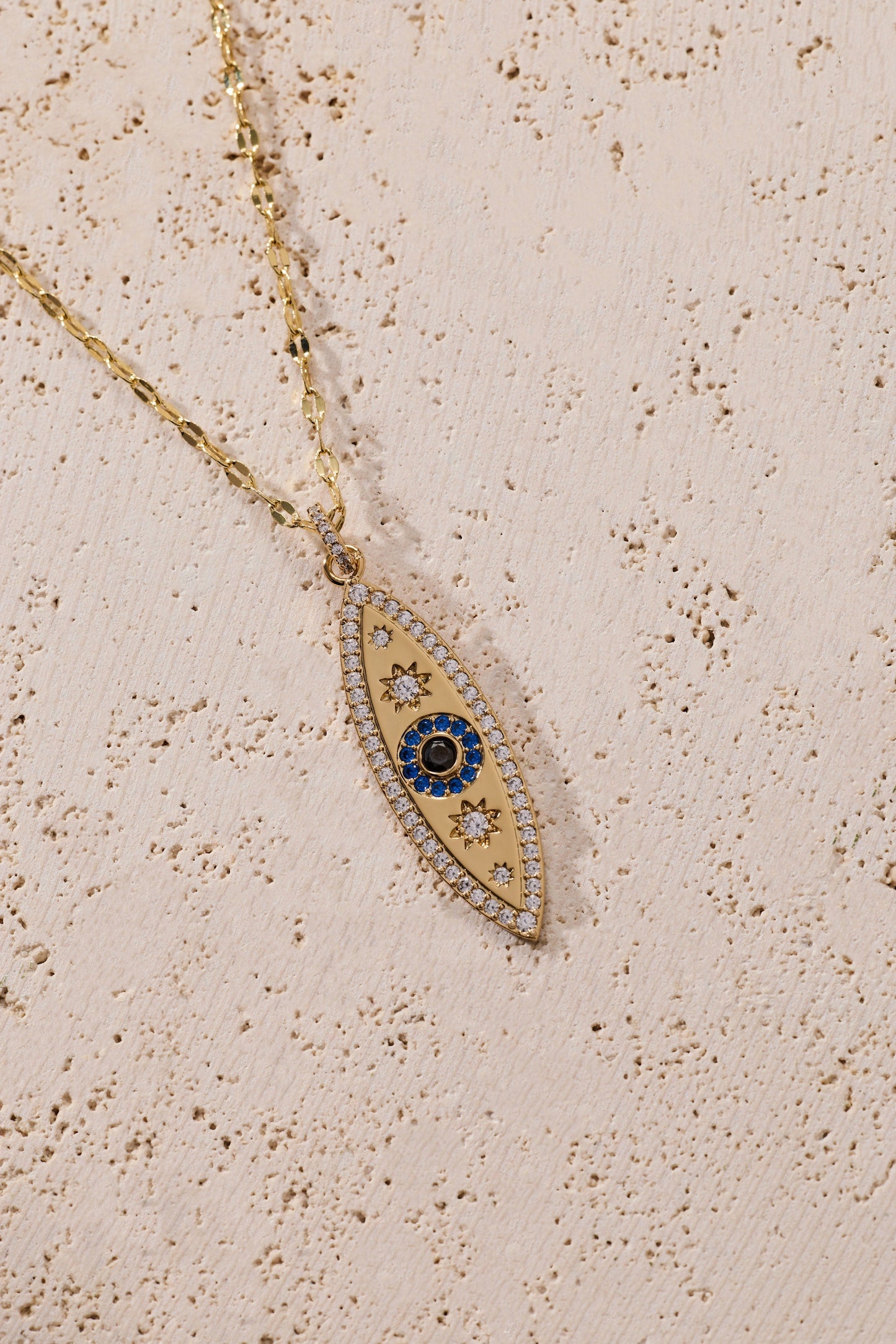 Stacked Evil Eye Necklace