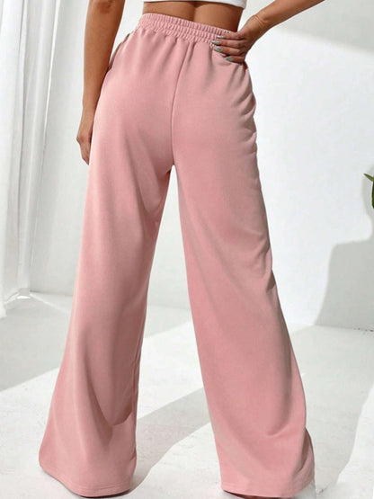 V- Waist Wide Leg Pants (S-2XL - 6 Colors)