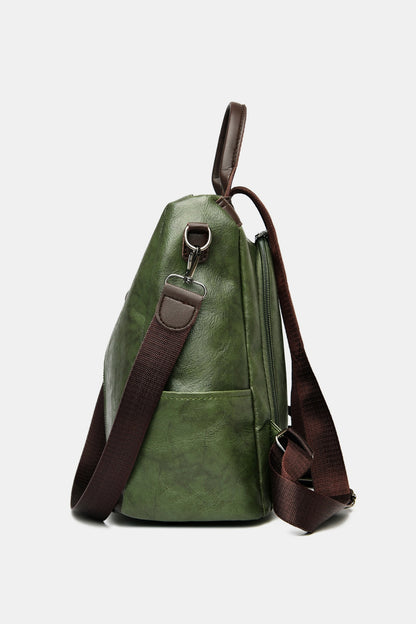 Smooth Multi-Leather Backpack Bag (3 Colors)