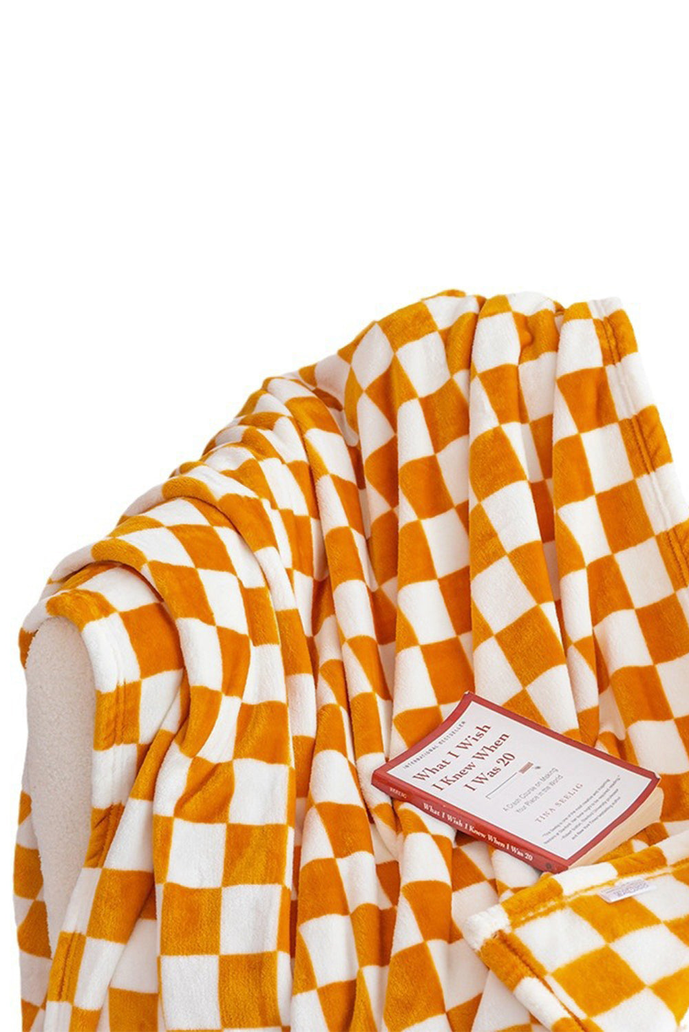 Checkerboard Printed Soft Throw