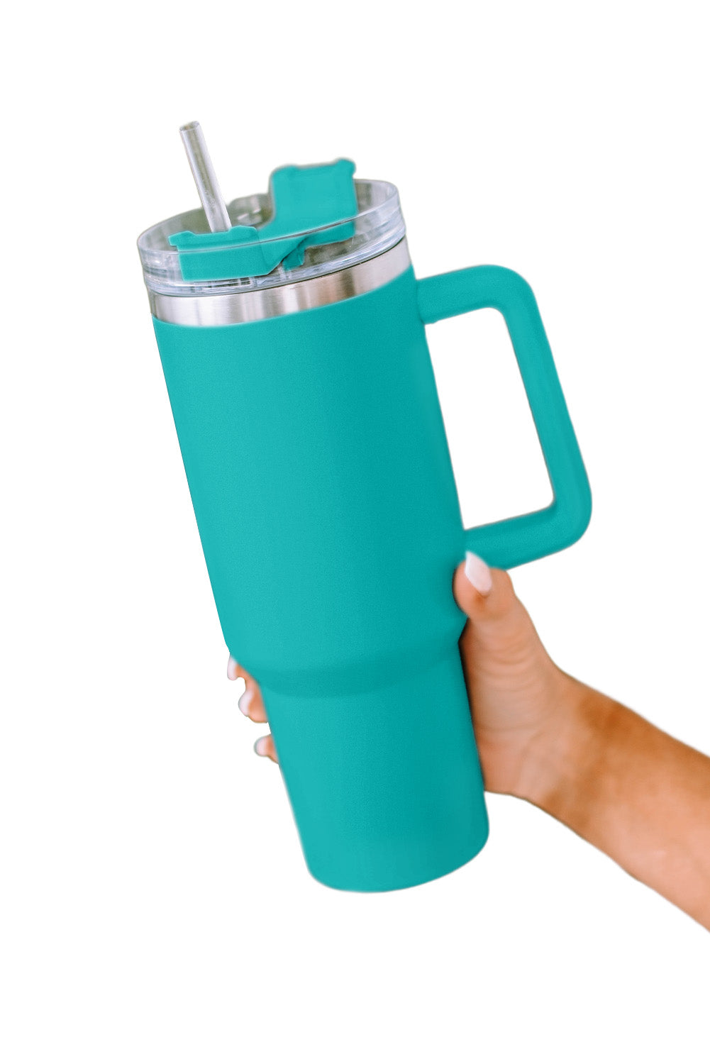 Stainless Steel Insulated Tumbler Mug w/ Straw (9 colors)