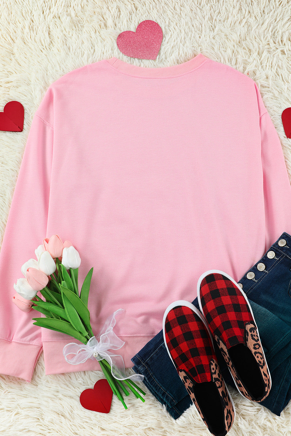 Pink LOVER Crewneck Sweatshirt (S-2XL)