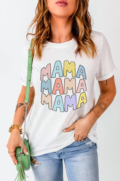 'MAMA' Pastel Tee (S-2XL)