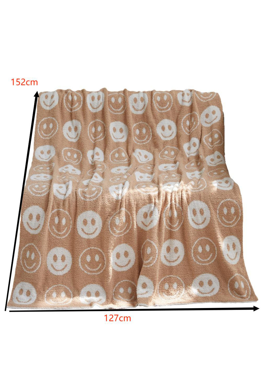 Smile Flannel Cuddle Blanket