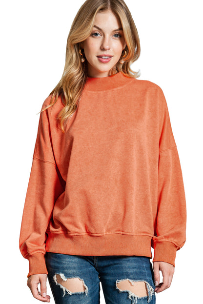 Collegiate Drop Shoulder Crew Neck Sweatshirt (S-2XL - 7 Colors)