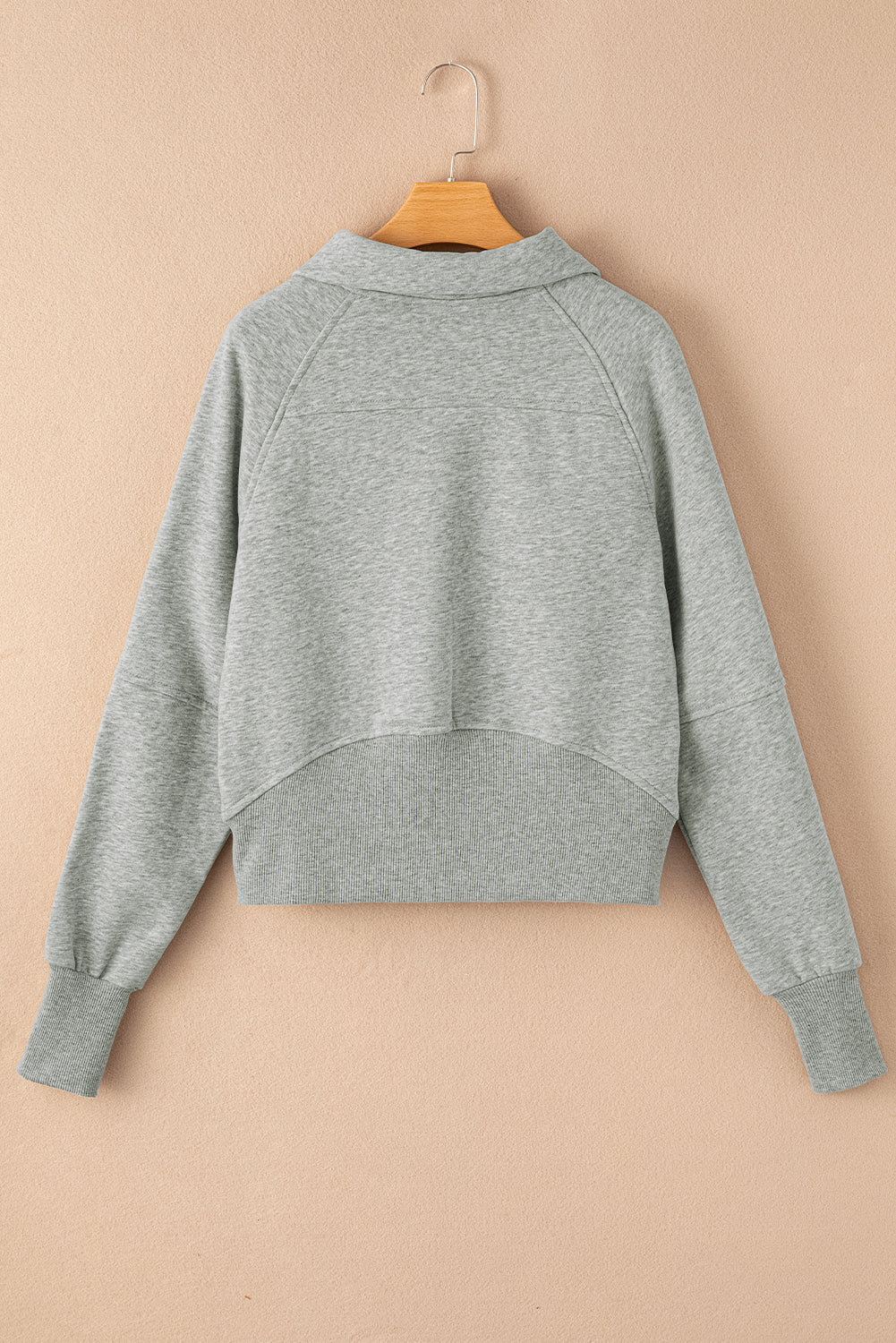 Flamingo Stand Collar Sweatshirt