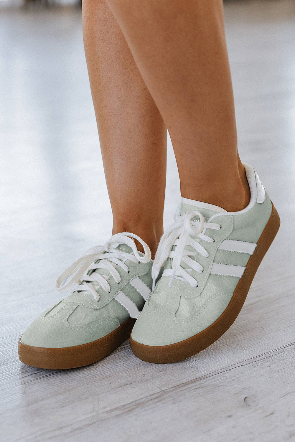 Naut Striped Flat Sneakers