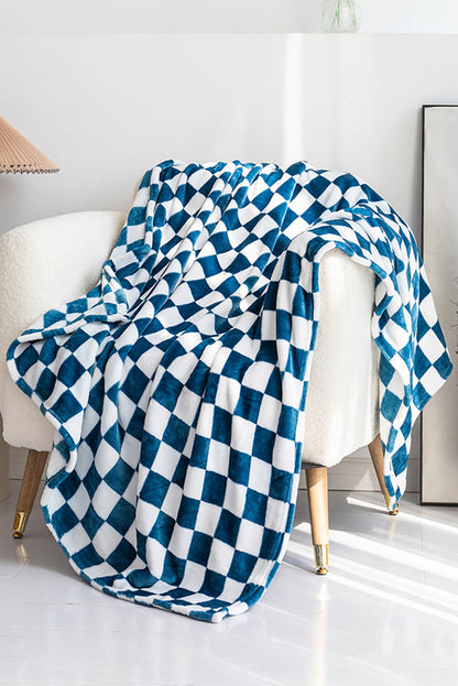 Checkerboard Printed Soft Throw