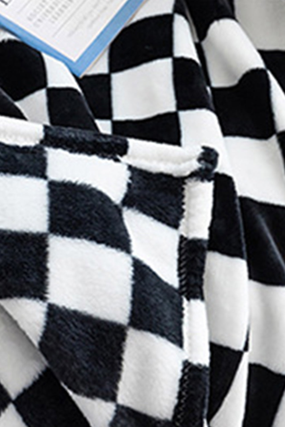 Checkerboard Printed Soft Throw