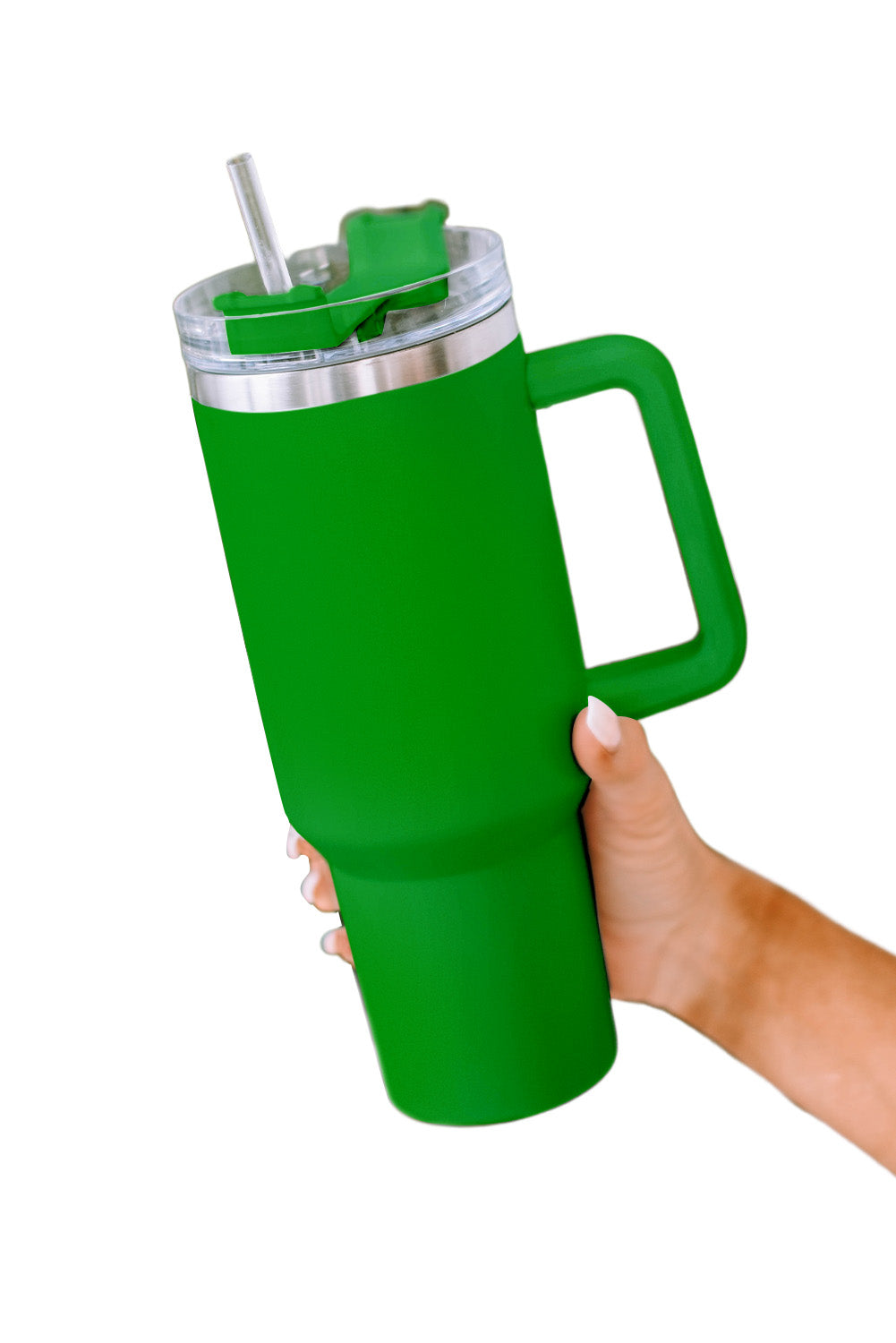 Stainless Steel Insulated Tumbler Mug w/ Straw (9 colors)