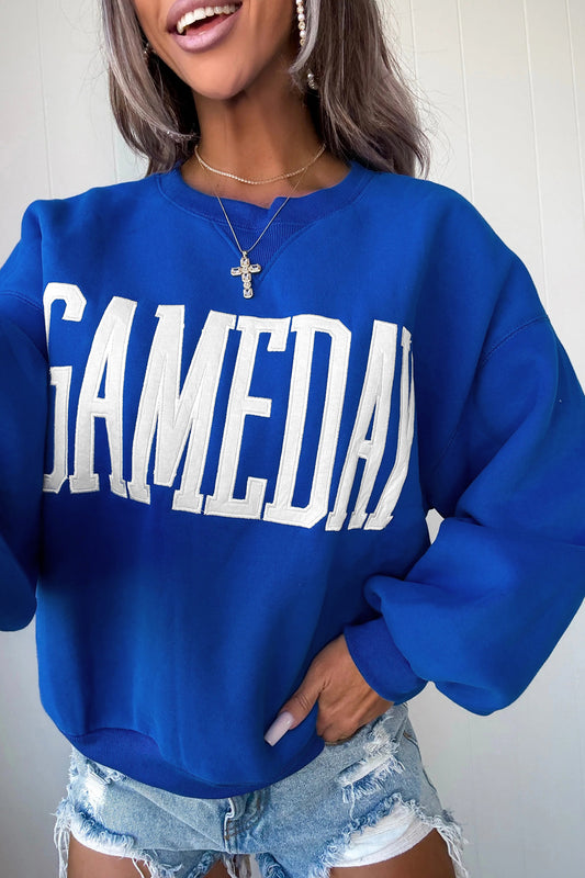 GAMEDAY Embroidered Sweatshirt (2 Colors- S-XL)