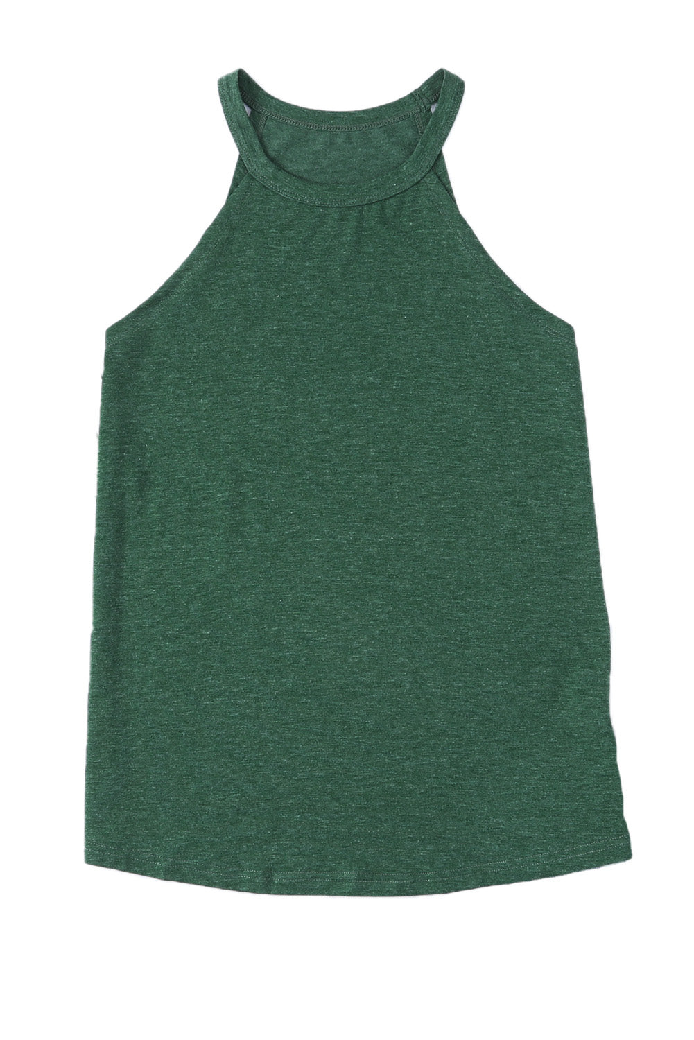 Blank Solid/Heather Color Crew Neck Tank Top (3 colors)