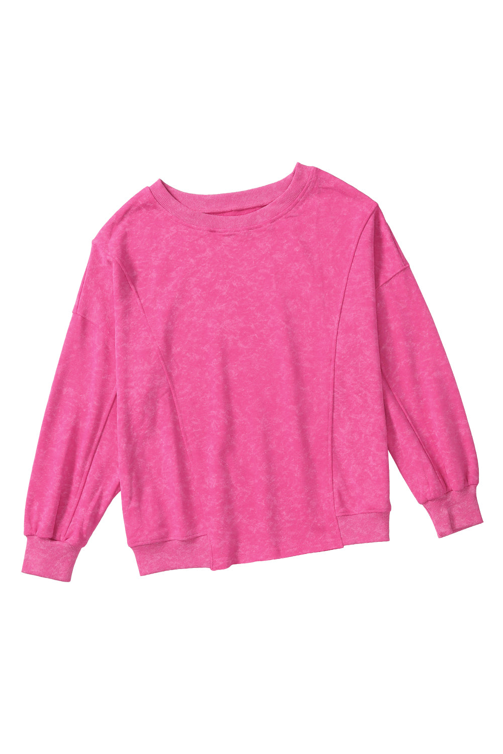 Blank Rose Distressed Loose Crew Neck (S-2XL)