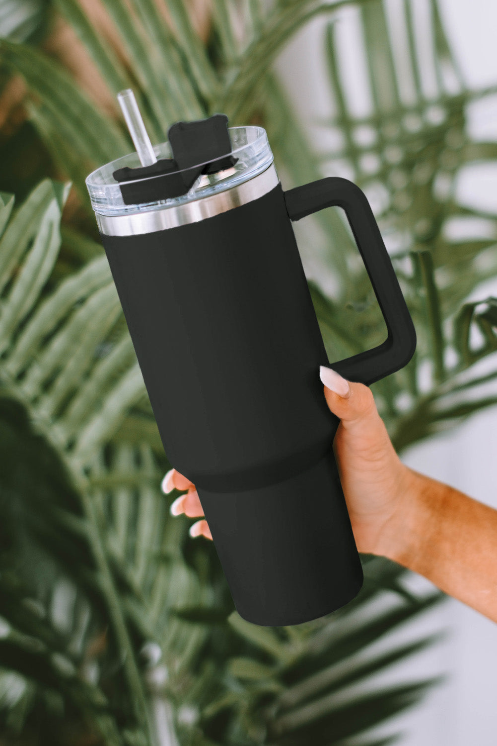 Stainless Steel Insulated Tumbler Mug w/ Straw (9 colors)