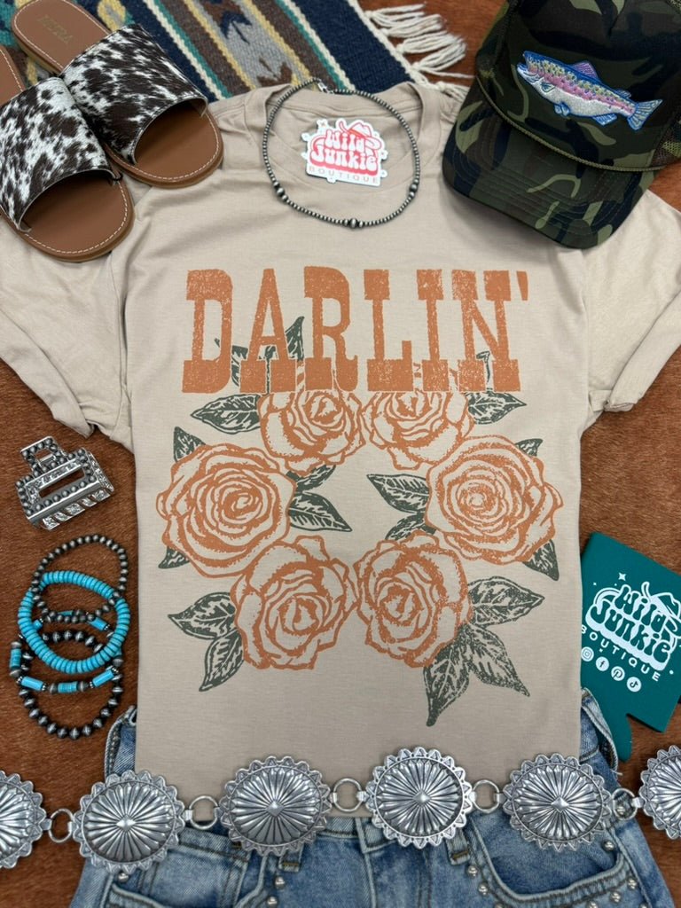 Darlin' Floral Graphic Tee (S-3XL)