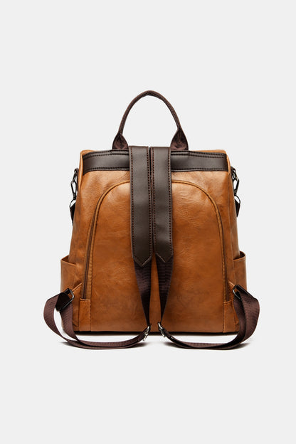 Smooth Multi-Leather Backpack Bag (3 Colors)