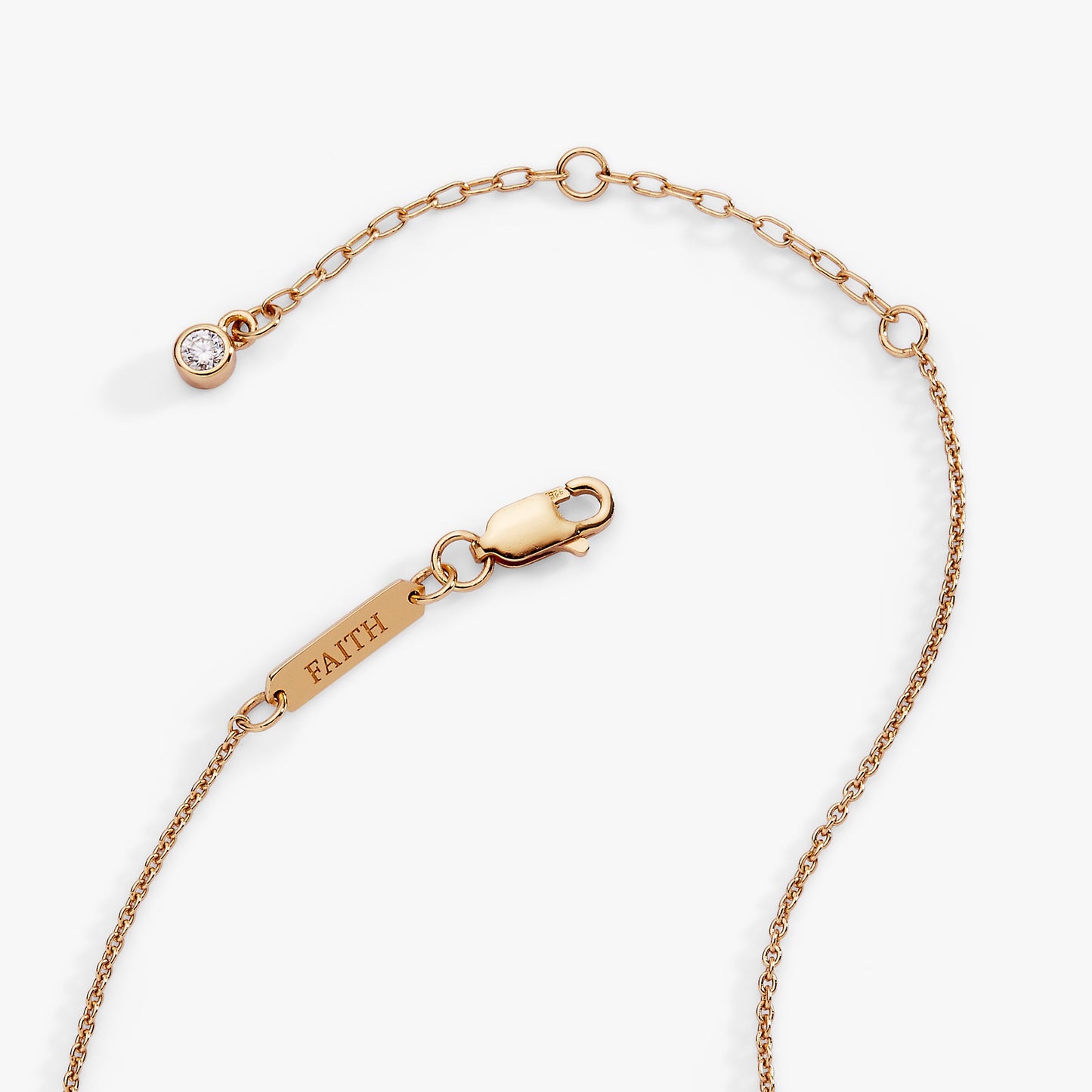 Cross Pave Crystal Pendant Necklace