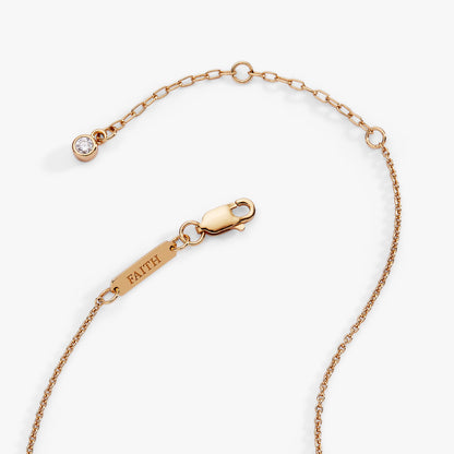 Cross Pave Crystal Pendant Necklace